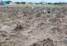 Graves for torture victims in Managil - Social Media