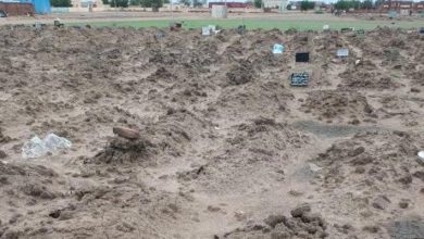 Graves for torture victims in Managil - Social Media