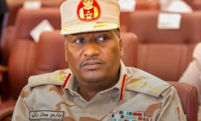 عبد الرحيم دقلو - وكالات